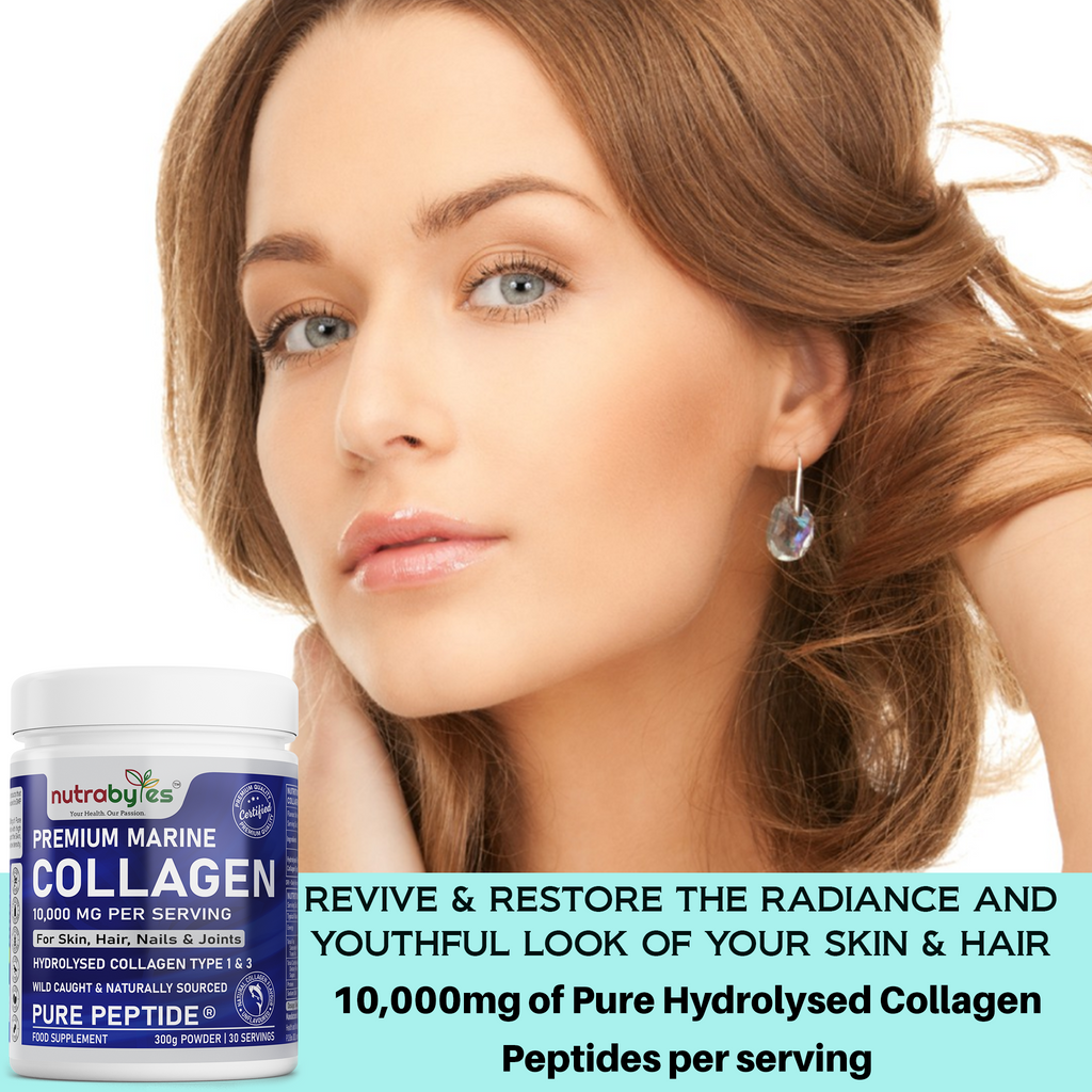 Marine Collagen Powder 10000mg | Type 1 & 3 Unflavoured | Wild Caught Fish