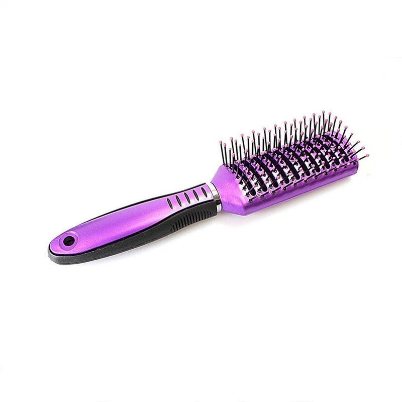 Hair Styling Brush Nylon Bristle Hairbrush For Fancy Hairstyle 22cm