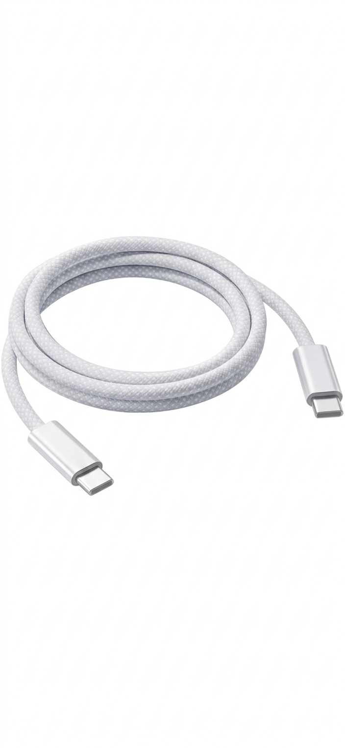 usb c fast charging cable 60 W 1M White