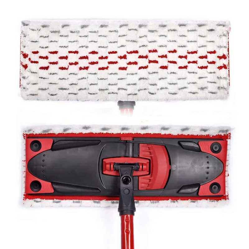Replacement Microfibre Mop Pads compatible with Vileda Spray Mop, Double Buckle Household Mop Head
