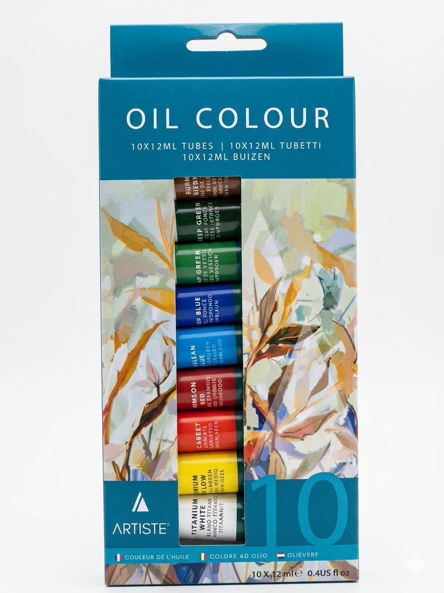 ARTISTE Oil Panit Tubes High Quality 10*12ml pack