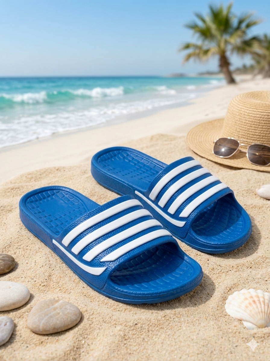 SURF LIFE Men’s Pool Sliders – Lightweight, Water-Resistant Slip-On Sandals,...