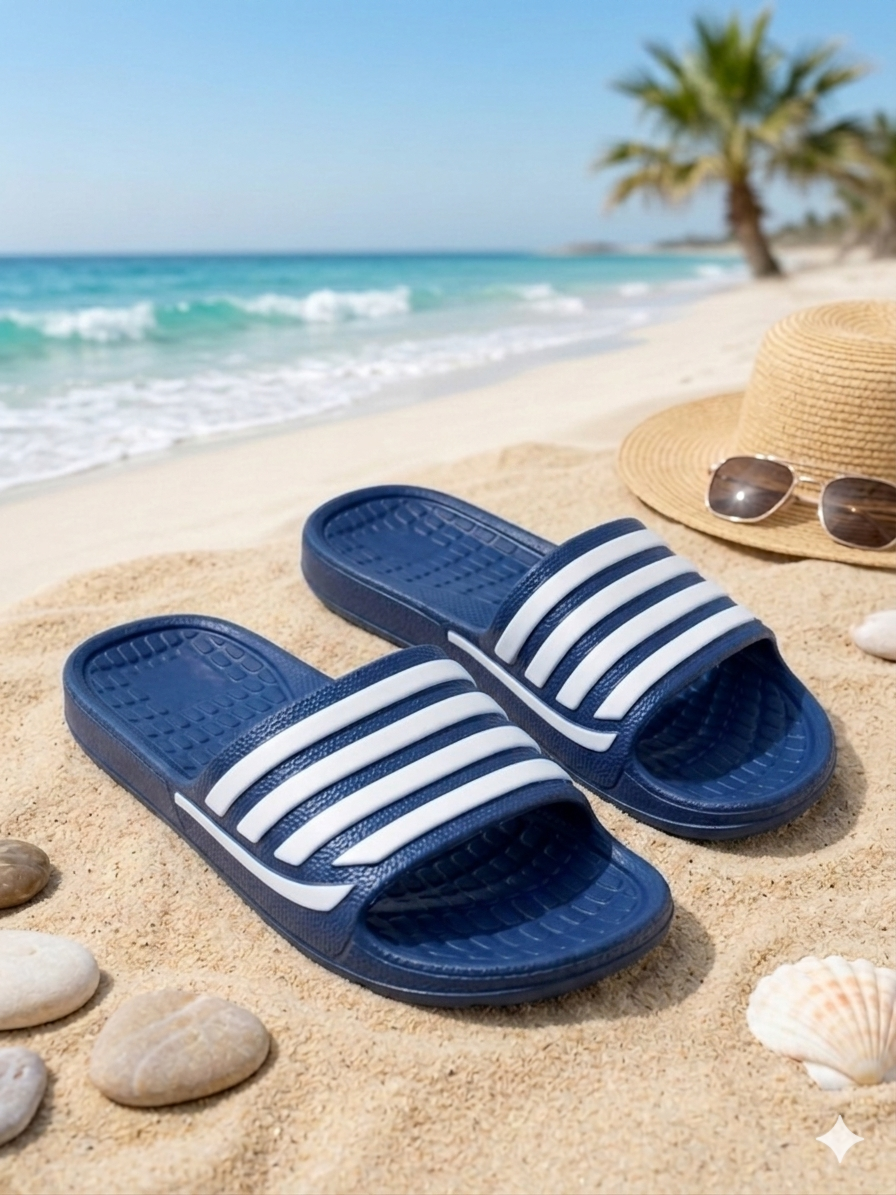 SURF LIFE Men’s Pool Sliders – Lightweight, Water-Resistant Slip-On Sandals,...