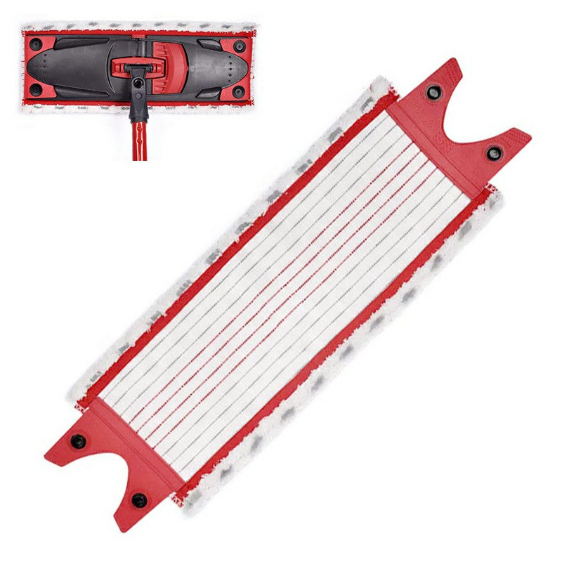Replacement Microfibre Mop Pads compatible with Vileda Spray Mop, Double Buckle Household Mop Head